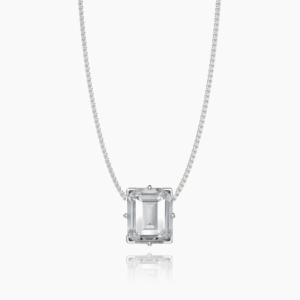 Colar Topázio Incolor