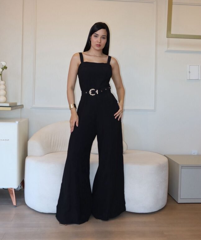 Macacão Luiza Preto