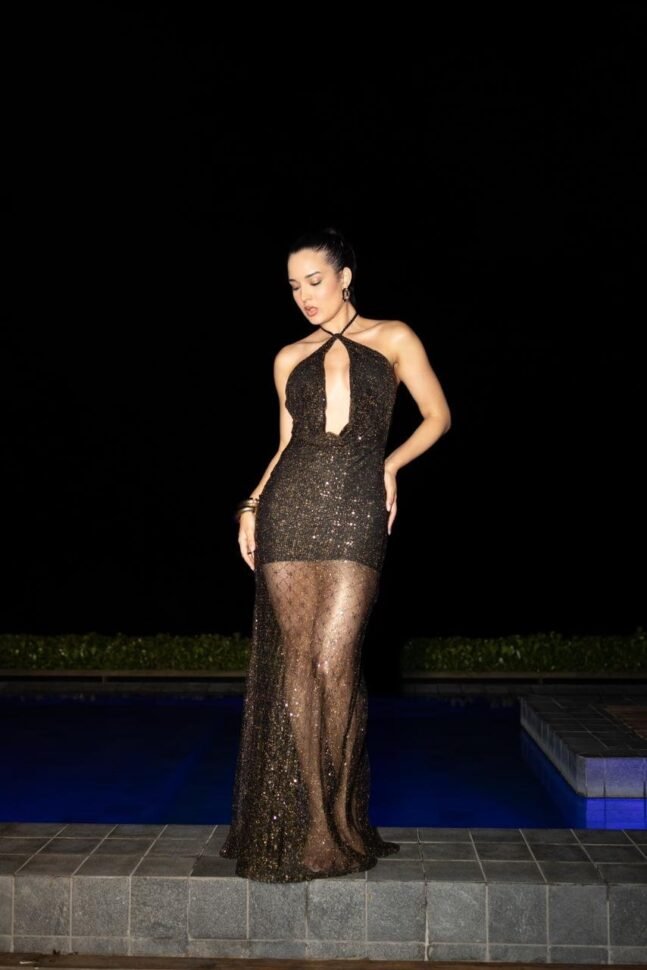 Vestido Helena Longo Preto