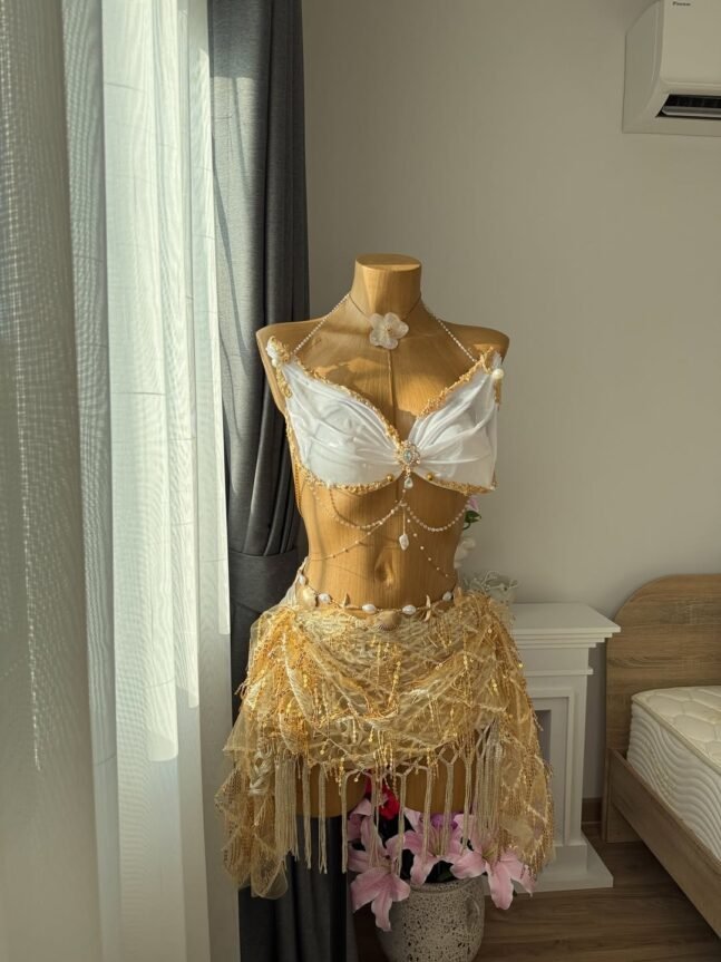 Conjunto Sereia Dourada